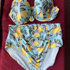 Adore Me high waist bathing suit